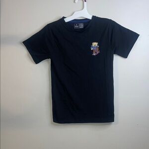 Public Record Boy’s Black Short Sleeve Tee size 10/12 Medium #30